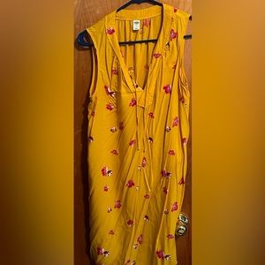 Yellow floral dress from Old Navy. Very cute for Spring!